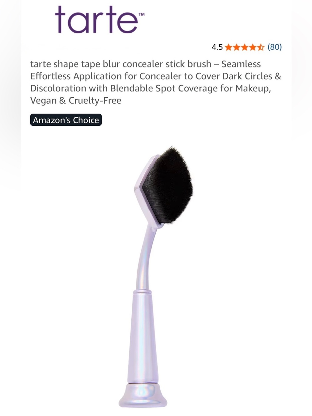 shape tape™ blur concealer brush - NWT